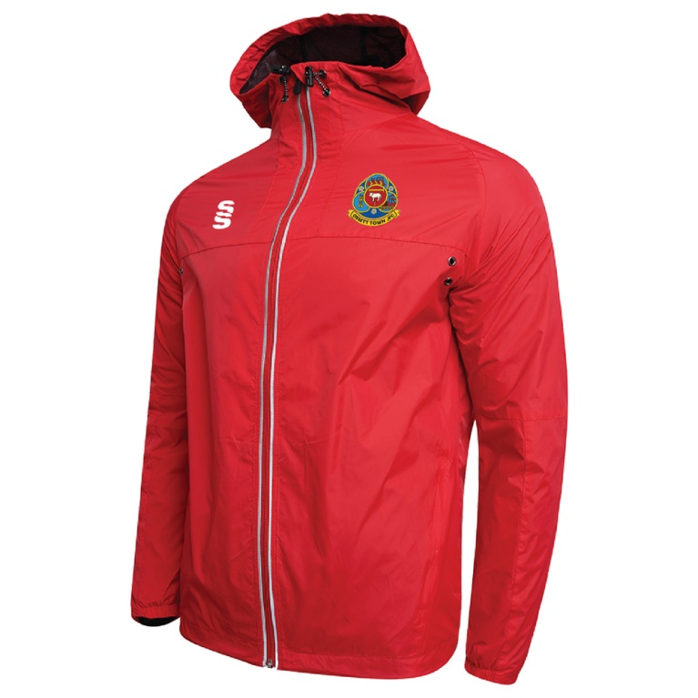 Ossett Town JFC - Players - Dual Full Zip Training Jacket - Red - Unisex Fit